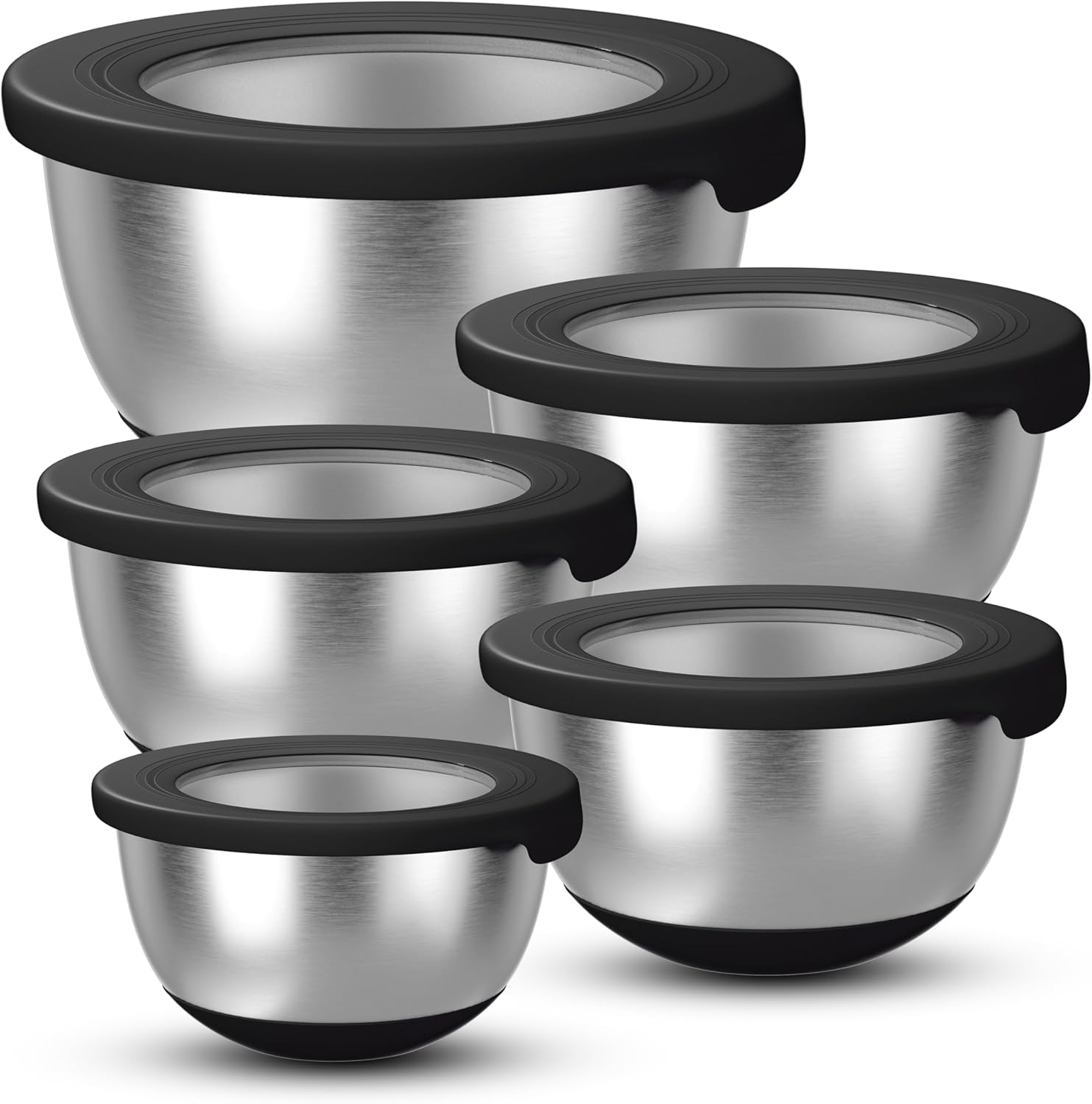 Stainless Steel Mixing Bowls w - Baking Kitchen Set 리뷰 및 가격