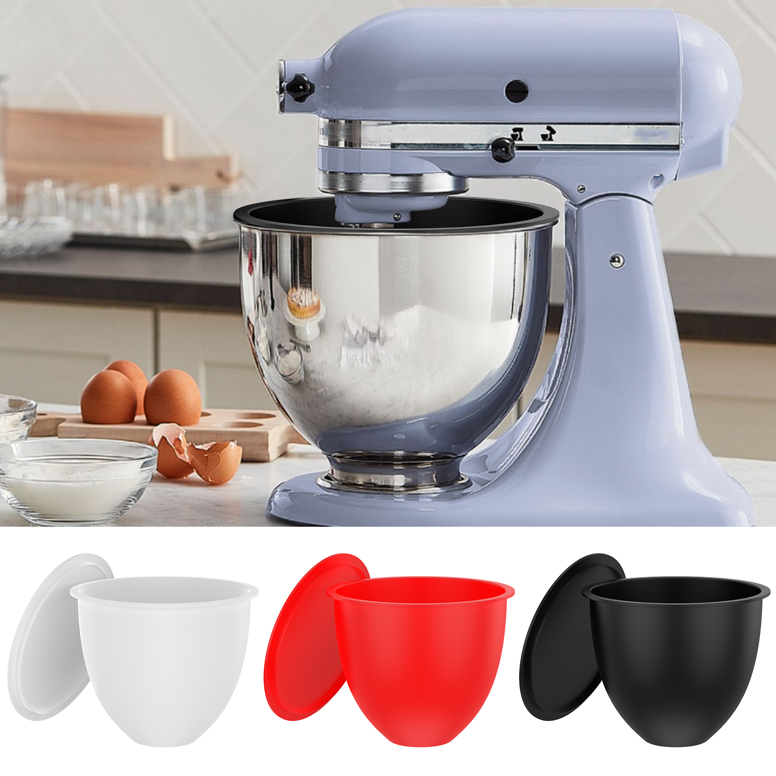 Silicone Bowl With Lids Includ - Kitchen Aid Baking Mixer 리뷰 및 가격