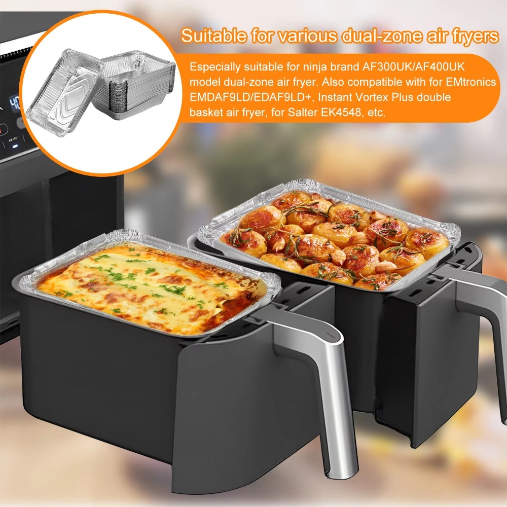 10PCS With Lids Aluminum Foil  - Kitchen Baking Containers 리뷰 및 가격