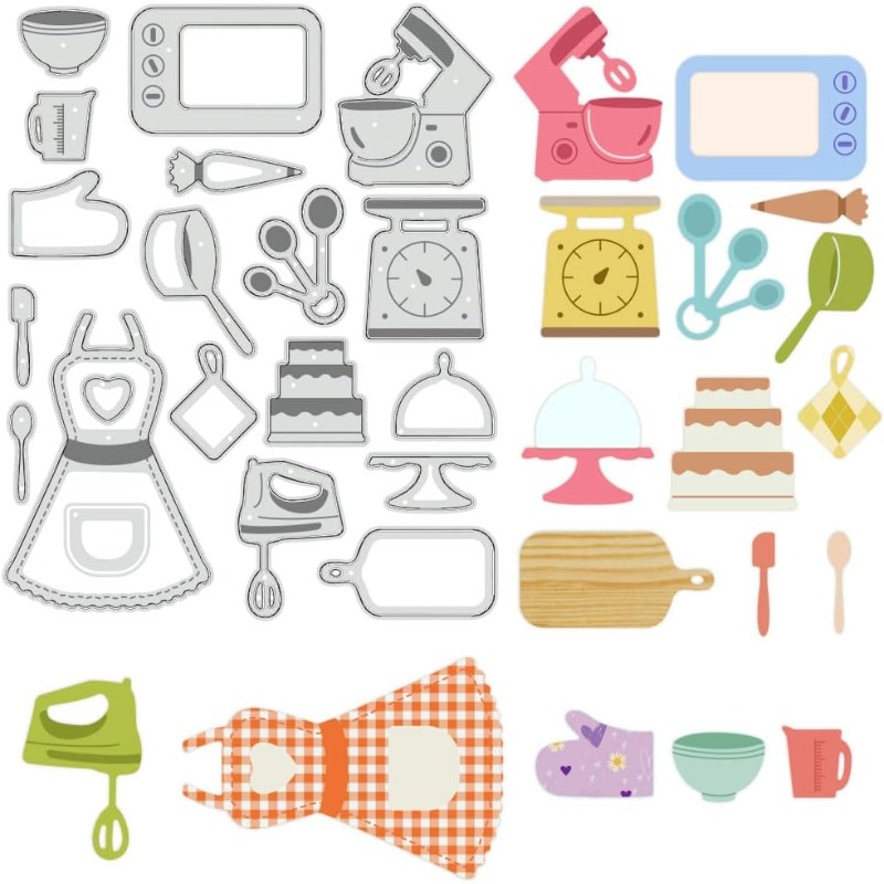 1pcs Baking Tools Cutting Dies - Kitchen Baking Gloves 리뷰 및 가격