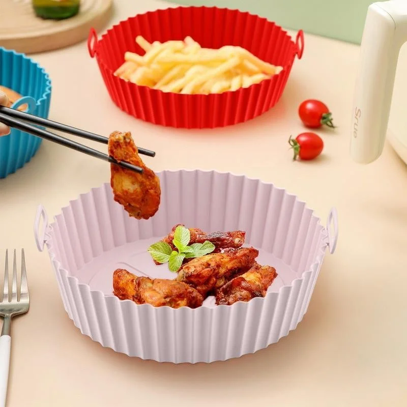 Silicone Basket Pot Tray Airfr - Kitchen Baking Containers 리뷰 및 가격