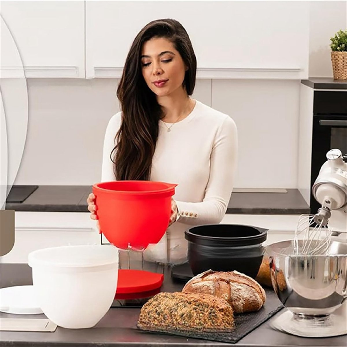 (A25M) 2xMixaid Silicone Liner - Kitchen Aid Baking Mixer 리뷰 및 가격
