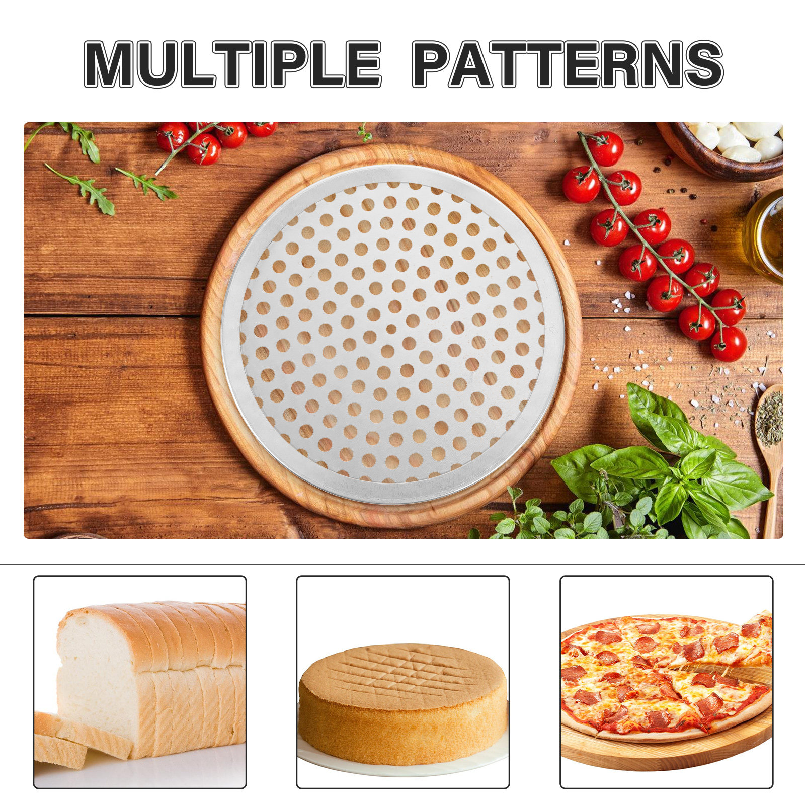 Aluminum Alloy Pizza Baking Tr - Kitchen Essentials Baking Tray 리뷰 및 가격