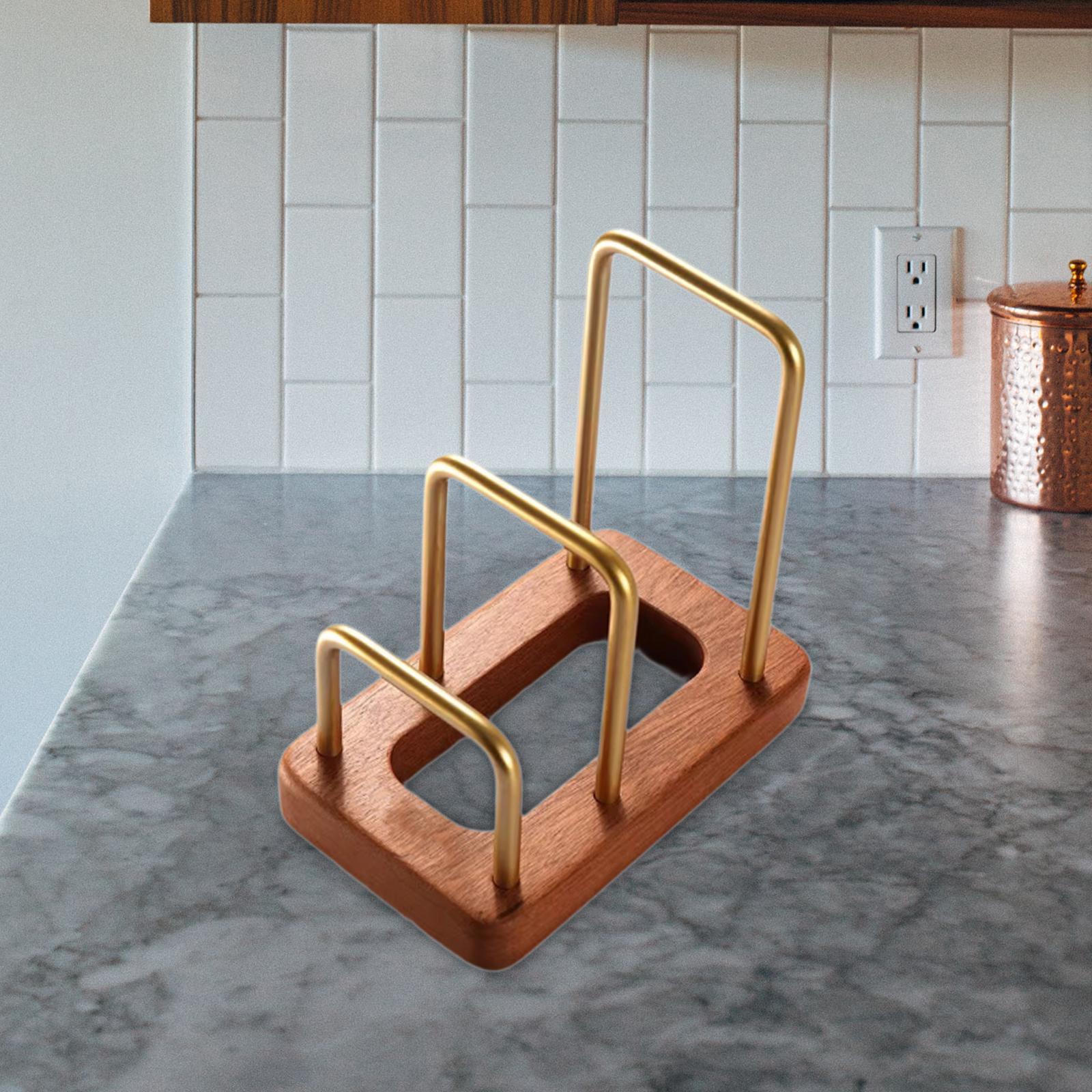 Cutting Board Rack Pot Lid Rac - Kitchen Cabinet Baking Sheet Organizer 리뷰 및 가격