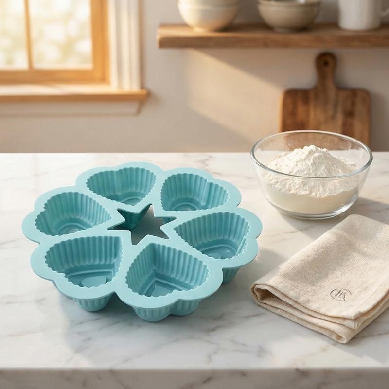 Nonstick Silicone Heart Shaped - Kitchen Essentials Baking Tray 리뷰 및 가격
