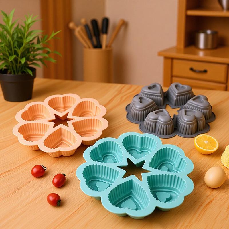 Nonstick Silicone Heart Shaped - Kitchen Essentials Baking Tray 리뷰 및 가격