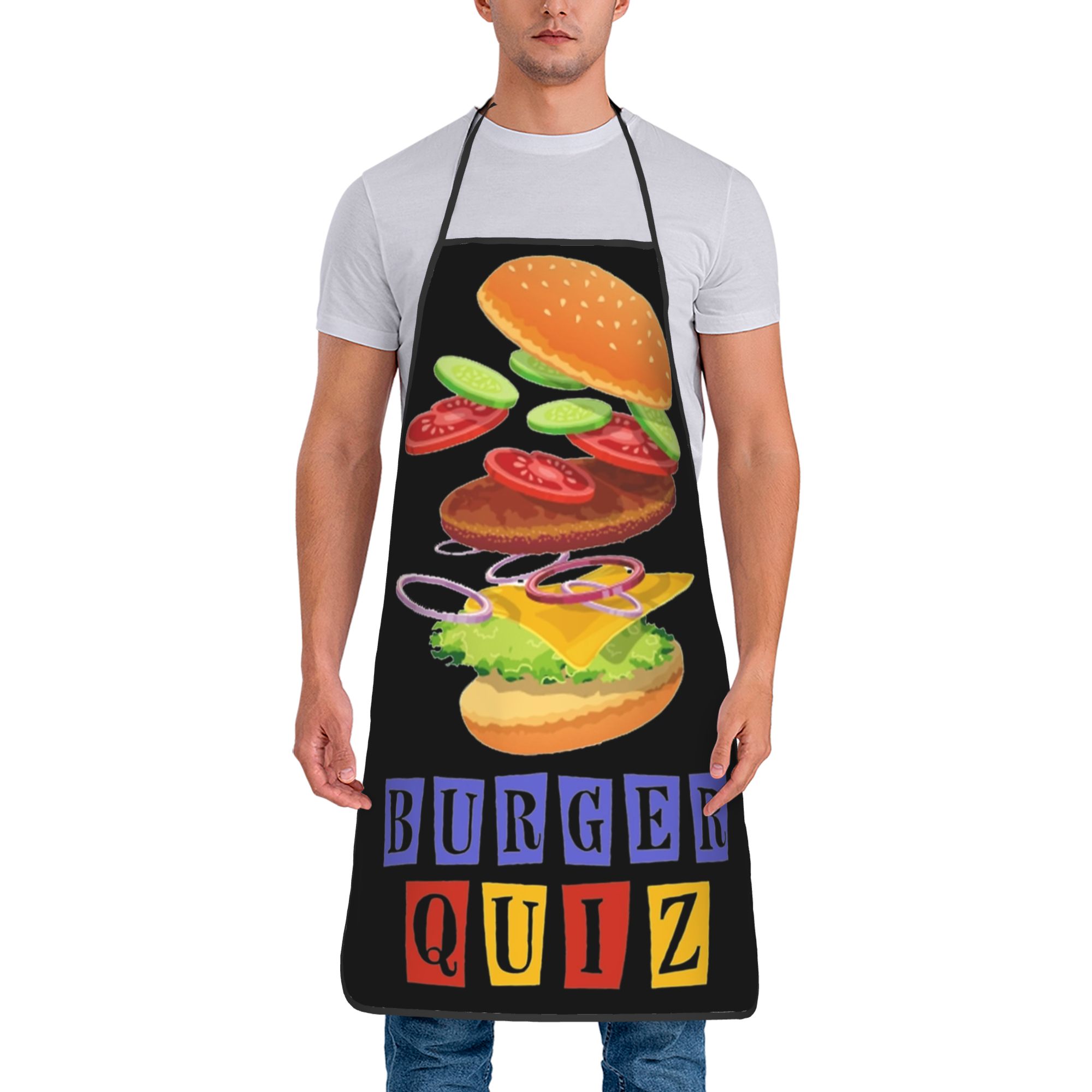 Burger Quiz  Apron  Cleaning C - Kitchen Quiz 리뷰 및 가격