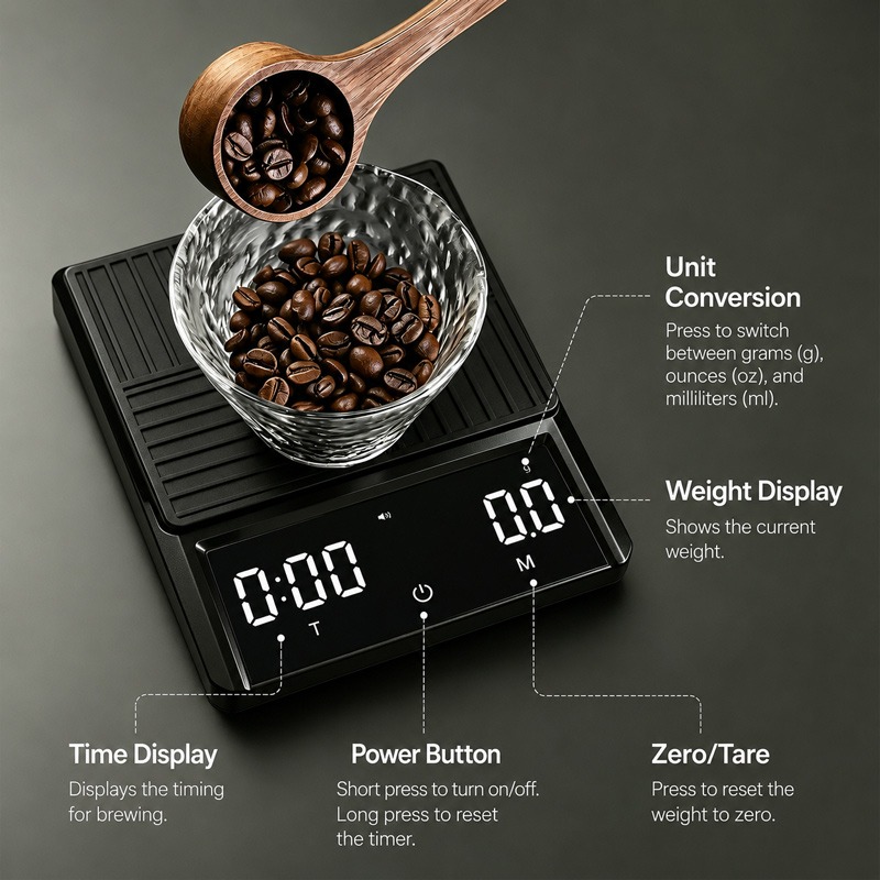 Professional Pour Over Coffee  - Kitchen Scale Precise 리뷰 및 가격