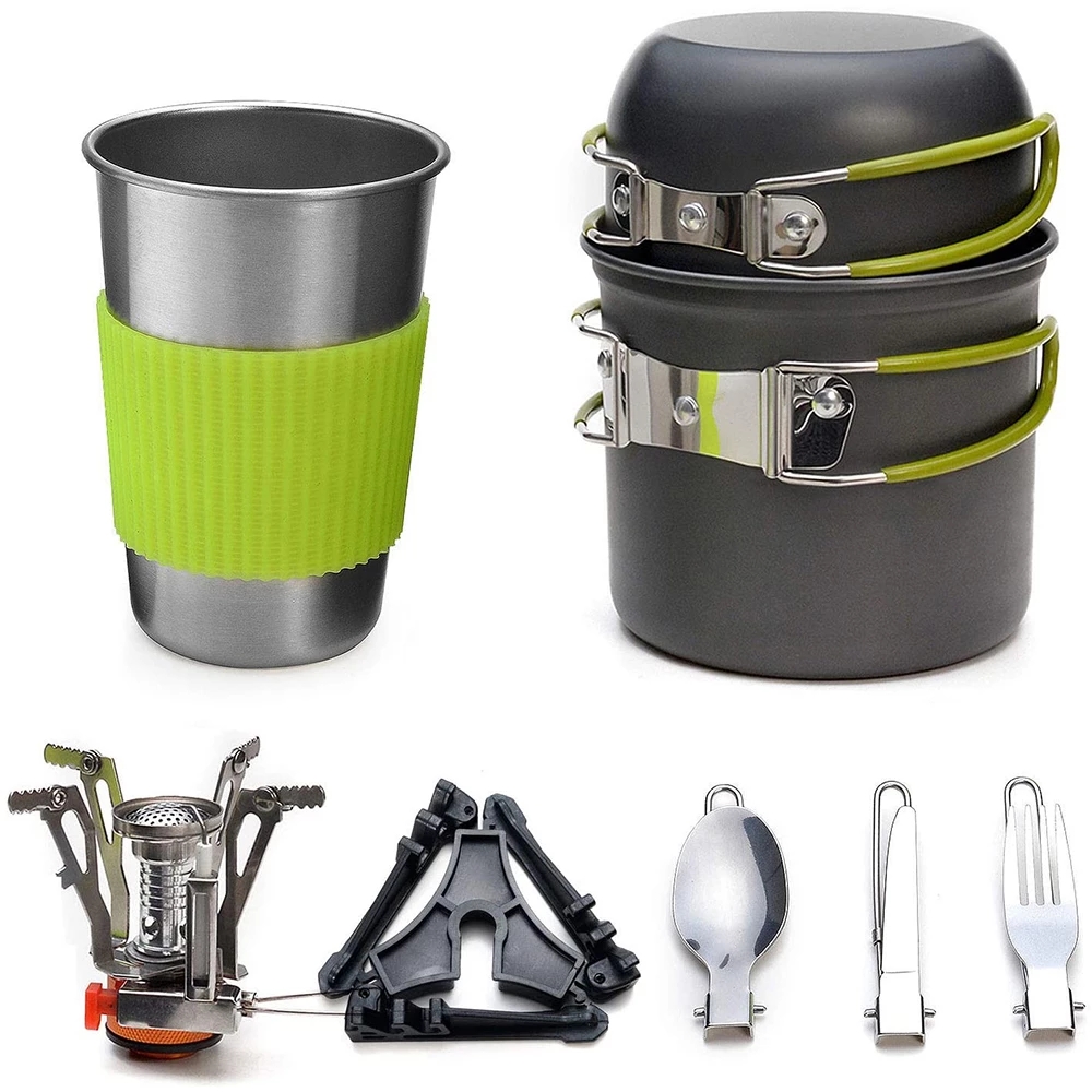 Camping Cookware Kit with Stov - Kitchen Baking Pan Set 리뷰 및 가격
