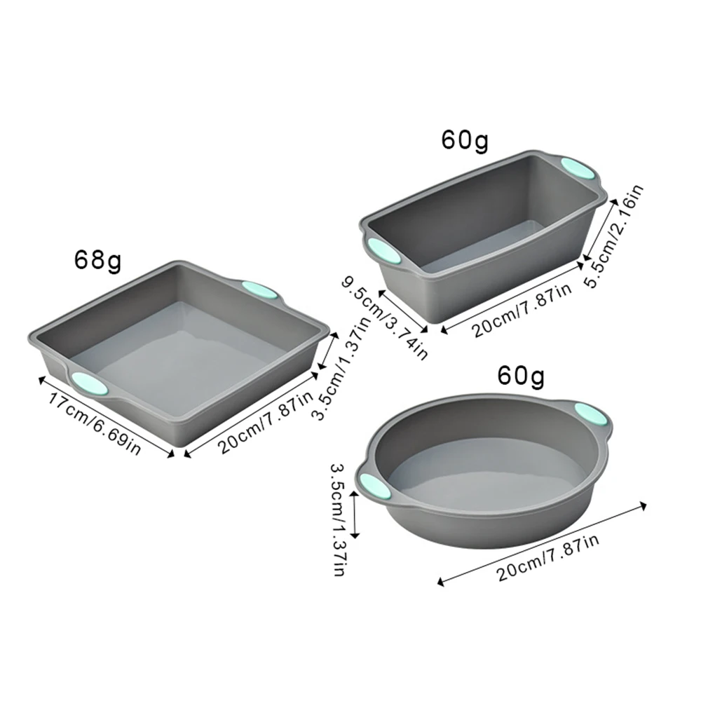 Silicone Bread Muffin Mold Hea - Kitchen Baking Pan Set 리뷰 및 가격
