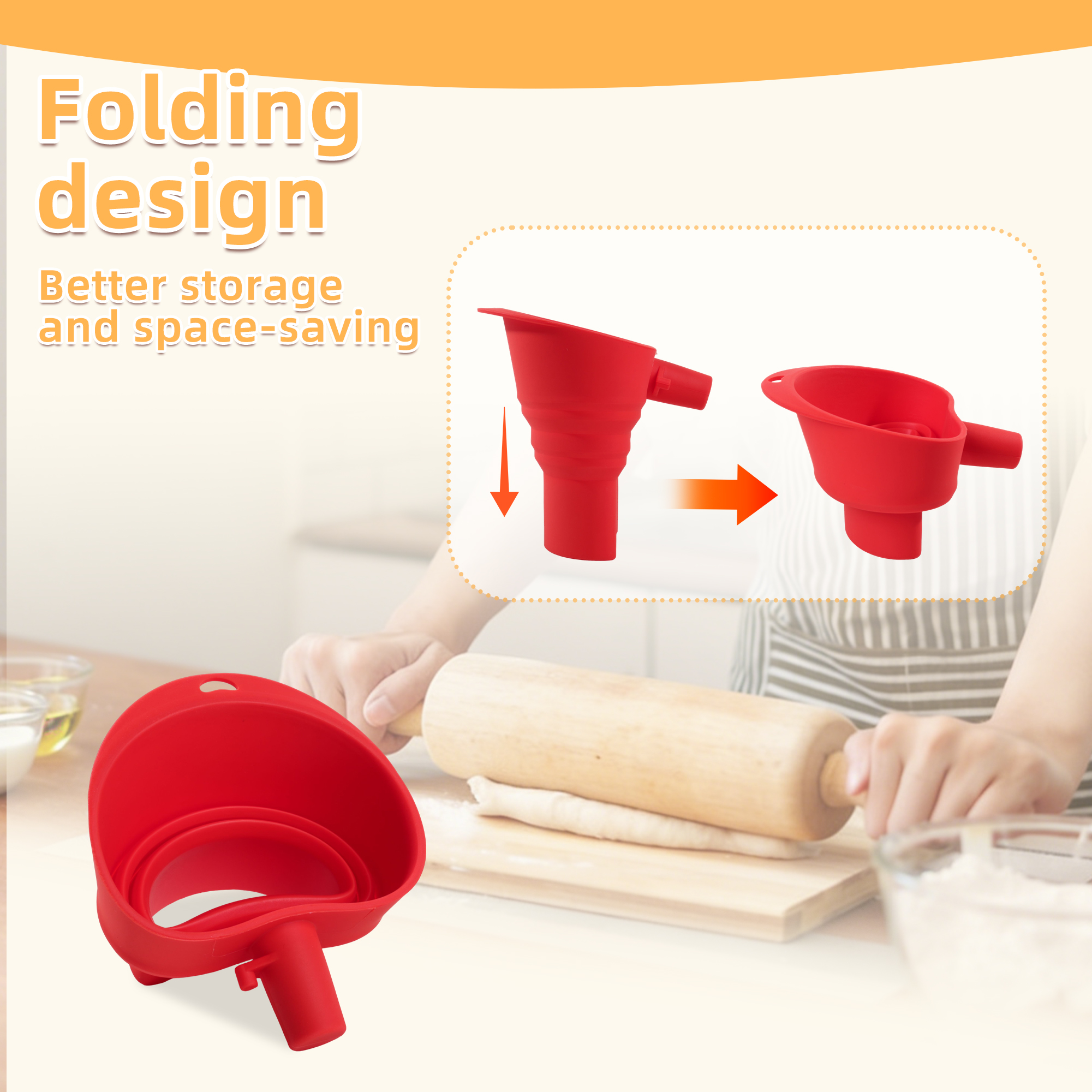 1/3pcs mix Silicone Flour Funn - Kitchen Aid Baking Mixer 리뷰 및 가격